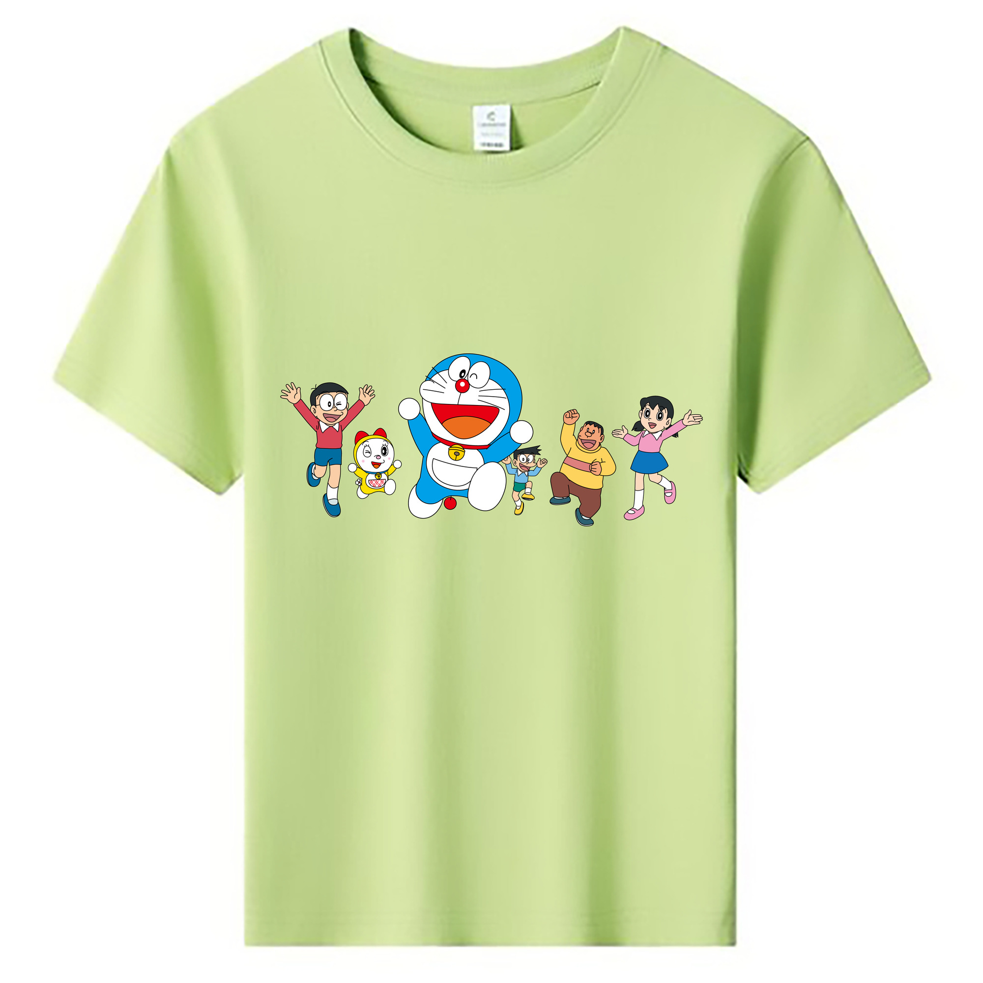 （画像用） ドラえもん 骨川 スネ夫 Doraemon Honekawa Suneo 綿100％キッズTシャツ（フロントプリント）
